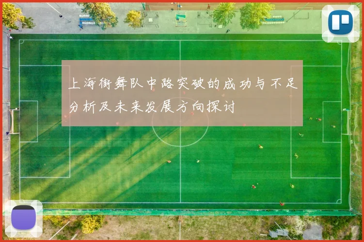 上海街舞队中路突破的成功与不足分析及未来发展方向探讨
