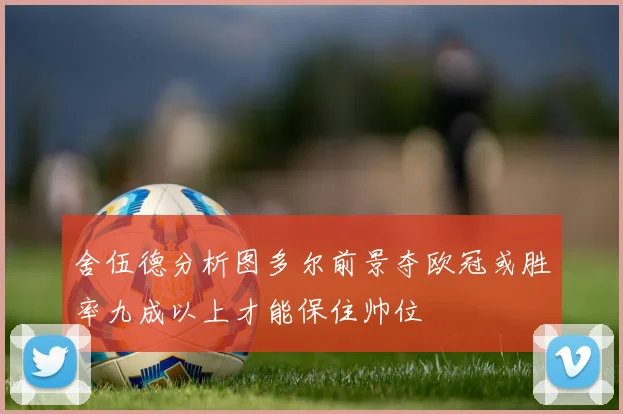 舍伍德分析图多尔前景夺欧冠或胜率九成以上才能保住帅位